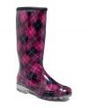 Keep up your preppy polish no matter the weather. The Argyle rain boots by Bootsi Tootsi are style and function combined.