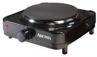 Aroma AHP-303 Single Hot Plate, Black