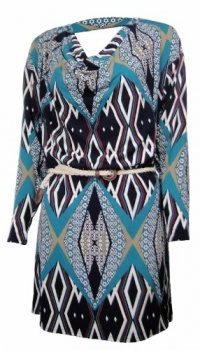 LBD Laundry by Design Dolman Jersey Print Dress Medium Ink Multi LBD Laundry by Design Dolman Jersey Print Dress Medium Ink Multi