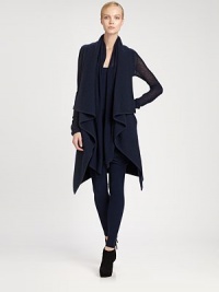 Luxurious cashmere blended with a touch of stretch in a draped double-layer mini.Elastic waistDraped throughoutTwisted hemPull-on styleAbout 18 long78% cashmere/19% nylon/3% elastaneDry cleanImported of Italian fabricModel shown is 5'11 (180cm) wearing US size Small. Luxurious cashmere blended with a touch of stretch in a draped double-layer mini.Elastic waistDraped throughoutTwisted hemPull-on styleAbout 18 long78% cashmere/19% nylon/3% elastaneDry cleanImported of Italian fabricModel shown is 5'11 (180cm) wearing US size Small.