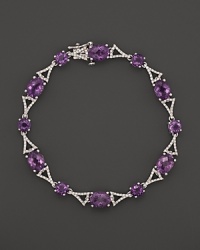 Badgley Mischka Amethyst And Diamond Bracelet Badgley Mischka Amethyst And Diamond Bracelet