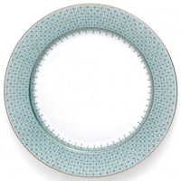 Mottahedeh Green Lace Dinner Plate 10 in Mottahedeh Green Lace Dinner Plate 10 in