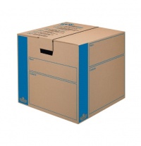 Bankers Box SmoothMove Moving and Storage Boxes, Medium, 8 Pack (0062801)