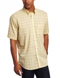 Van Heusen Men's Short Sleeve Classic Plaid Button Down