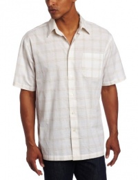 Van Heusen Men's Short Sleeve Faux Linen Large Plaid Woven Van Heusen Men's Short Sleeve Faux Linen Large Plaid Woven
