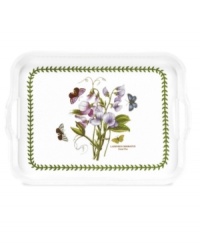 Portmeirion offers even more to love about the beloved Botanic Garden serveware pattern in a super-lightweight, outdoor-friendly melamine tray. Featuring the rich botanical motif and true-to-life detail of the dinnerware collection. Portmeirion offers even more to love about the beloved Botanic Garden serveware pattern in a super-lightweight, outdoor-friendly melamine tray. Featuring the rich botanical motif and true-to-life detail of the dinnerware collection.