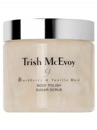 #9 Blackberry & Vanilla Musk Body Polish Sugar Scrub. Treat your skin to a skin softening treatment. Rich, creamy and infused with sugar granules, the sugar scrub gently exfoliates your skin, leaving it velvety smooth to the touch. 18.5 oz. #9 Blackberry & Vanilla Musk Body Polish Sugar Scrub. Treat your skin to a skin softening treatment. Rich, creamy and infused with sugar granules, the sugar scrub gently exfoliates your skin, leaving it velvety smooth to the touch. 18.5 oz.