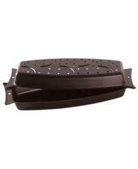 Are you in or out? With Nordicware's 365 multi-cooker, you can have great flavor and irresistibly tender dishes whether you're cooking indoors or out-simply slide in food and grill, steam or bake your meal of choice. This nonstick must-have is the solution to not losing delicate foods to the grill grates and for easy release that always makes for perfect presentation. 5-year warranty. Are you in or out? With Nordicware's 365 multi-cooker, you can have great flavor and irresistibly tender dishes whether you're cooking indoors or out-simply slide in food and grill, steam or bake your meal of choice. This nonstick must-have is the solution to not losing delicate foods to the grill grates and for easy release that always makes for perfect presentation. 5-year warranty.
