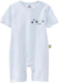 Noa Lily Baby-Boys Newborn Coverall with Turtle Embroidery, Blue, 12 Months Noa Lily Baby-Boys Newborn Coverall with Turtle Embroidery, Blue, 12 Months