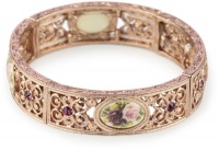 1928 Jewelry Manor House Victorian Rose Gold-Tone Bracelet 1928 Jewelry Manor House Victorian Rose Gold-Tone Bracelet