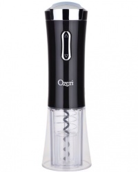 Ozeri Nouveaux Electric Wine Opener with Removable Free Foil Cutter, Elegant Black Ozeri Nouveaux Electric Wine Opener with Removable Free Foil Cutter, Elegant Black
