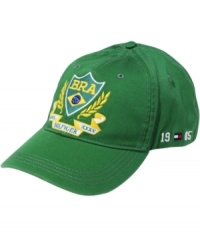 Put a cap on your World Cup style with this Brazil hat from Tommy Hilfiger. Put a cap on your World Cup style with this Brazil hat from Tommy Hilfiger.