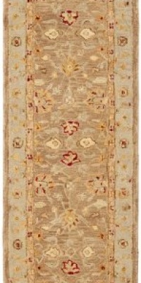 Area Rug 2x12 Runner Traditional Tan - Ivory Color - Safavieh Anatolia Rug from RugPal Area Rug 2x12 Runner Traditional Tan - Ivory Color - Safavieh Anatolia Rug from RugPal