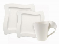 Villeroy & Boch New Wave 12-Piece Dinnerware Set, Service for 4 Villeroy & Boch New Wave 12-Piece Dinnerware Set, Service for 4