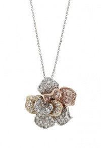 Effy Jewlery Jardin Pave Rose Diamond Pendant, 1.57 TCW Effy Jewlery Jardin Pave Rose Diamond Pendant, 1.57 TCW