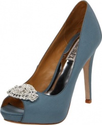 Badgley Mischka Women's Goodie Peep-Toe Pump,Bluebird,7.5 M US Badgley Mischka Women's Goodie Peep-Toe Pump,Bluebird,7.5 M US