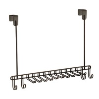 InterDesign Classico Over-the-Door Tie and Belt Rack, Bronze InterDesign Classico Over-the-Door Tie and Belt Rack, Bronze