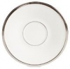 Lenox Solitaire White Platinum Banded Bone China Saucer