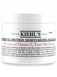 Panthenol Protein Moisturizing Face Cream is a rich moisturizing cream which utilizes a base of vitamin-derived Panthenol and a high amount of Vitamin E to provide a nourishing treatment for dry and normal-to-dry skin types. 4 oz. Panthenol Protein Moisturizing Face Cream is a rich moisturizing cream which utilizes a base of vitamin-derived Panthenol and a high amount of Vitamin E to provide a nourishing treatment for dry and normal-to-dry skin types. 4 oz.