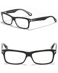 Look sharp in these wide rectangular frames from Tom Ford. Look sharp in these wide rectangular frames from Tom Ford.