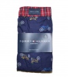 Tommy Hilfiger Men Bicycle Logo Full Cut Boxer Shorts