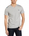 Fred Perry Men's V-Neck With Tartan Trim