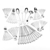 Wallace Italian Sterling Barocco 66-Piece Sterling Silver Flatware Set, Service for 12