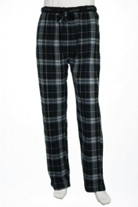 Perry Ellis Flannel Plaids (Large) Black, Gray, and Blue Pajama Pants