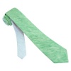 Kelly Green Silk Skinny Tie | Slim Linen Solid Narrow Tie