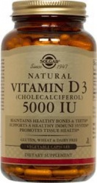Solgar Vitamin D3 (Cholecalciferol) 5000 IU 240 Vegetable Capsules Solgar Vitamin D3 (Cholecalciferol) 5000 IU 240 Vegetable Capsules