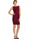 Catherine Malandrino Women's Sleeveless Crisscross Weave Dress, Pink, Medium