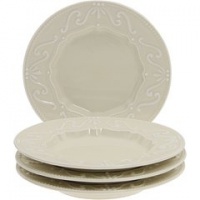 BIA Cordon Bleu Chantilly Bread Butter Plate - Set of 4 Cookware Sets - Off-White