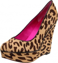 Betsey Johnson Women's Mixxyp Wedge Pump,Leopard,8 M US Betsey Johnson Women's Mixxyp Wedge Pump,Leopard,8 M US
