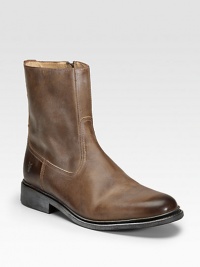 Classic construction and a timeless profile in casual leather with a hidden zipper for easier on and off. Inside zip closure Shaft, 8 Leather lining Padded insole Leather sole Imported Classic construction and a timeless profile in casual leather with a hidden zipper for easier on and off. Inside zip closure Shaft, 8 Leather lining Padded insole Leather sole Imported