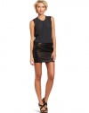 Rebecca Taylor Women's Leather Combo Dress