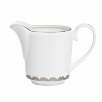 Vera Wang introduces Flirt fine bone china dinnerware. This platinum banded pattern features a modern scallop lace motif and a contemporary take on traditional lace work. Decoration on the inner verge of the accent plate, bread and butter and tea saucer adds a flirtatious touch of whimsy. Vera Wang introduces Flirt fine bone china dinnerware. This platinum banded pattern features a modern scallop lace motif and a contemporary take on traditional lace work. Decoration on the inner verge of the accent plate, bread and butter and tea saucer adds a flirtatious touch of whimsy.