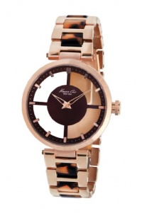 Kenneth Cole New York Women's KC4766 Rose Gold Transparent Dial Round Watch Kenneth Cole New York Women's KC4766 Rose Gold Transparent Dial Round Watch