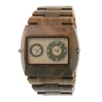 Wewood Men's Limited Edition Jupiter Army Dual Movement Wooden Watch Wewood Men's Limited Edition Jupiter Army Dual Movement Wooden Watch