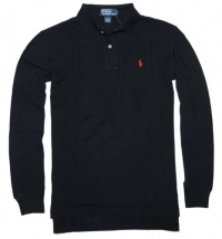 Polo Ralph Lauren Men Long Sleeve Classic Fit Pony Logo Polo T-Shirt (M, Black) Polo Ralph Lauren Men Long Sleeve Classic Fit Pony Logo Polo T-Shirt (M, Black)
