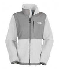 The North Face Denali Fleece TNF White Heather/Metallic Silver Women's Sz Small The North Face Denali Fleece TNF White Heather/Metallic Silver Women's Sz Small