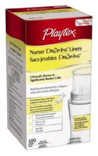 Playtex Drop-Ins Pre-Sterilized Soft Bottle Liners, 8-10 oz. 100 ea Playtex Drop-Ins Pre-Sterilized Soft Bottle Liners, 8-10 oz. 100 ea