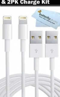 (2pk) 8 Pin Lightning to USB Cable 3 Ft - Charge and Sync Cable for Iphone 5, Ipad Mini, Ipad 4th Generation (2pk) 8 Pin Lightning to USB Cable 3 Ft - Charge and Sync Cable for Iphone 5, Ipad Mini, Ipad 4th Generation