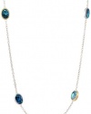 GURHAN Surf Silver and Gold Double Sided Paua Shell Necklace