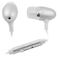 GTMax Silver 3.5mm Metal Stereo Headset Handsfree Soft Gel Earbud with Microphone for metroPCS LG Optimus M MS690 GTMax Silver 3.5mm Metal Stereo Headset Handsfree Soft Gel Earbud with Microphone for metroPCS LG Optimus M MS690