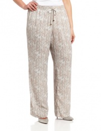 Calvin Klein Women's Plus-Size Printed Drawstring Pant