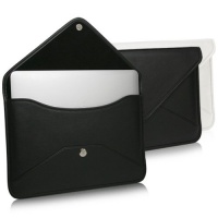 BoxWave Elite Leather Apple Macbook Air 13-Inch-2011 Messenger Pouch -Synthetic Leather Carrying Case with Envelope Sleeve Design - Cases and Covers -Jet Black BoxWave Elite Leather Apple Macbook Air 13-Inch-2011 Messenger Pouch -Synthetic Leather Carrying Case with Envelope Sleeve Design - Cases and Covers -Jet Black