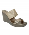 Style&co.'s Joella platform wedge sandals are a prime example that the right touch of sparkle can make any day brighter.