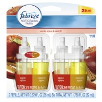 Febreze Noticeables Apple Spice/Delight Air Freshener Refill (2 Count; .879 Fl Oz Each), 1.758 Ounce Febreze Noticeables Apple Spice/Delight Air Freshener Refill (2 Count; .879 Fl Oz Each), 1.758 Ounce