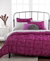 Tie the knot. This Knotted Square duvet cover set is the perfect match for your sleep space with whimsical pleated squares for rich texture and a totally fresh perspective. Choose from two color options. Tie the knot. This Knotted Square duvet cover set is the perfect match for your sleep space with whimsical pleated squares for rich texture and a totally fresh perspective. Choose from two color options.