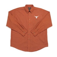 Antigua Texas Matrix Mini Check Long Sleeve Shirt (XX-Large, TX Orange/White) Antigua Texas Matrix Mini Check Long Sleeve Shirt (XX-Large, TX Orange/White)